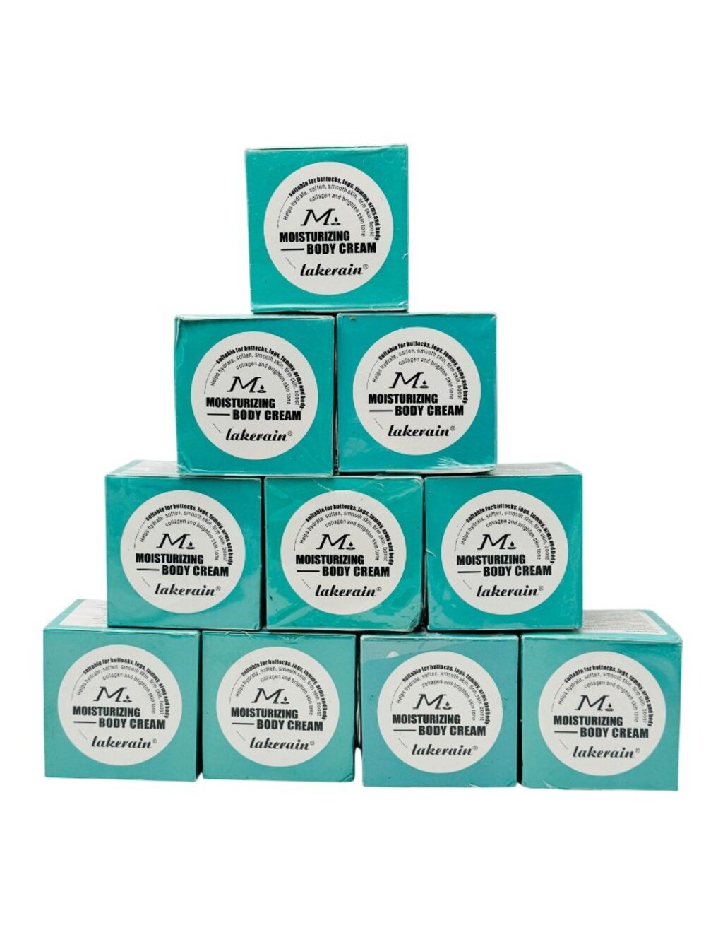 Lakerain Moisturizing Body Cream 80ml 10 Pack Hydrating & Brightening New
